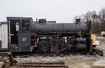 Newly-acquired J&L Steel steam locomotive 57